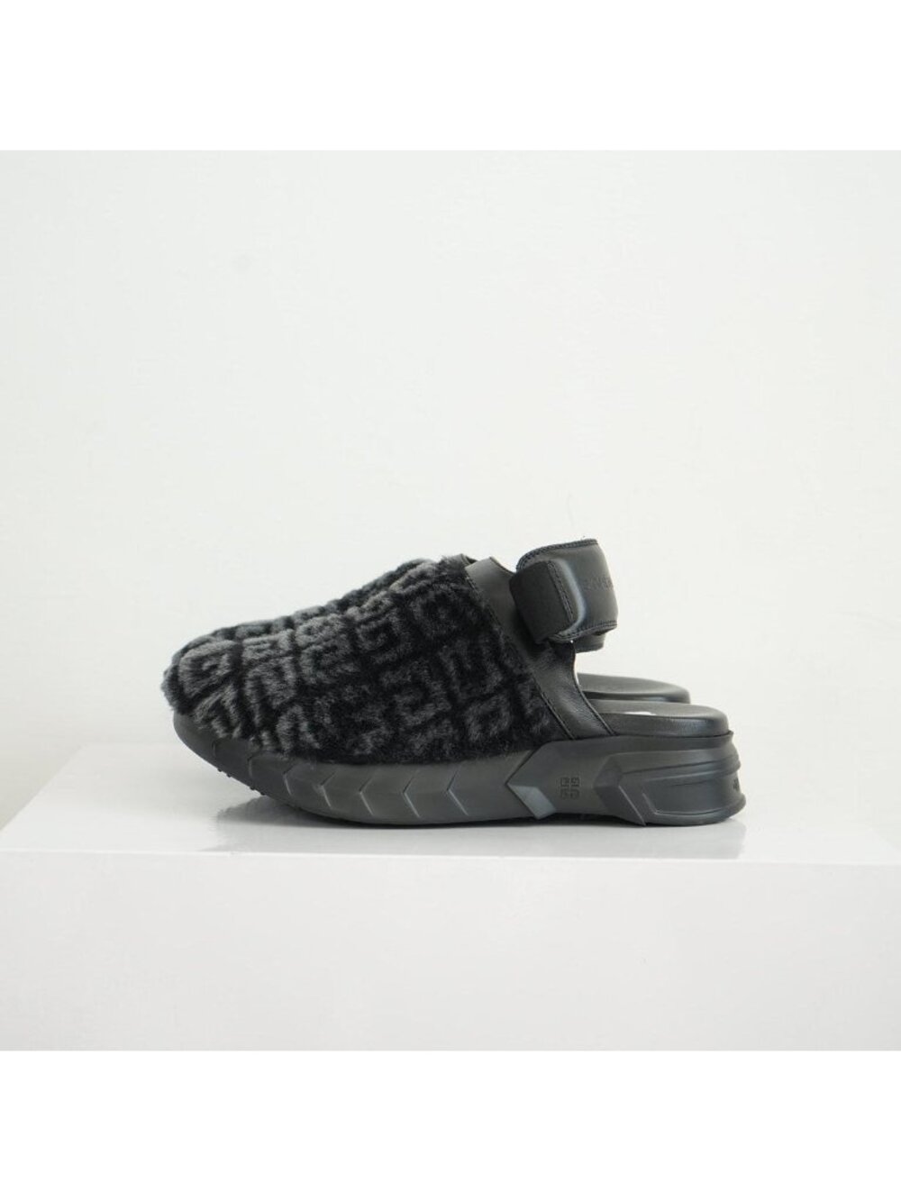 Givenchy Fuzzy Clogs Size 37 with Box
